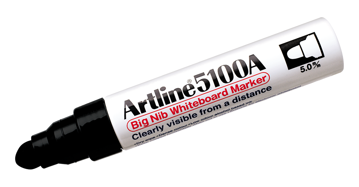 Artline 5100A Jumbo Whiteboard Markers 4-Pack