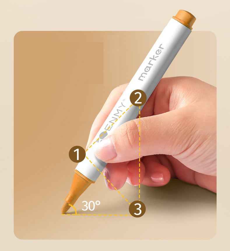 ENMY Acrylic Markers 38/48/80-Color Sets for Kids Drawing Coloring