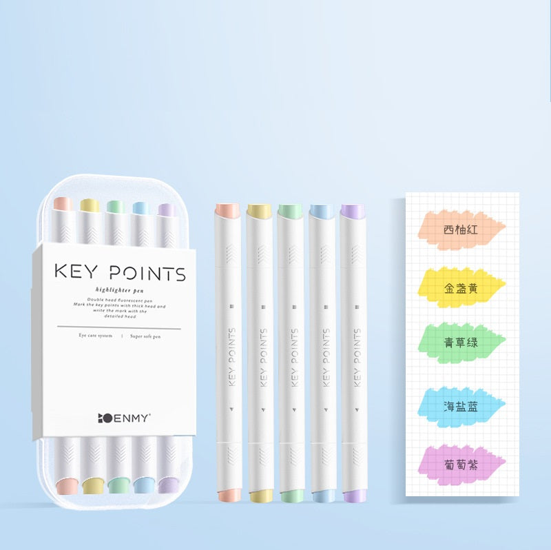 ENMY SXK1701 Dual-Tip Highlighters 10-Pack