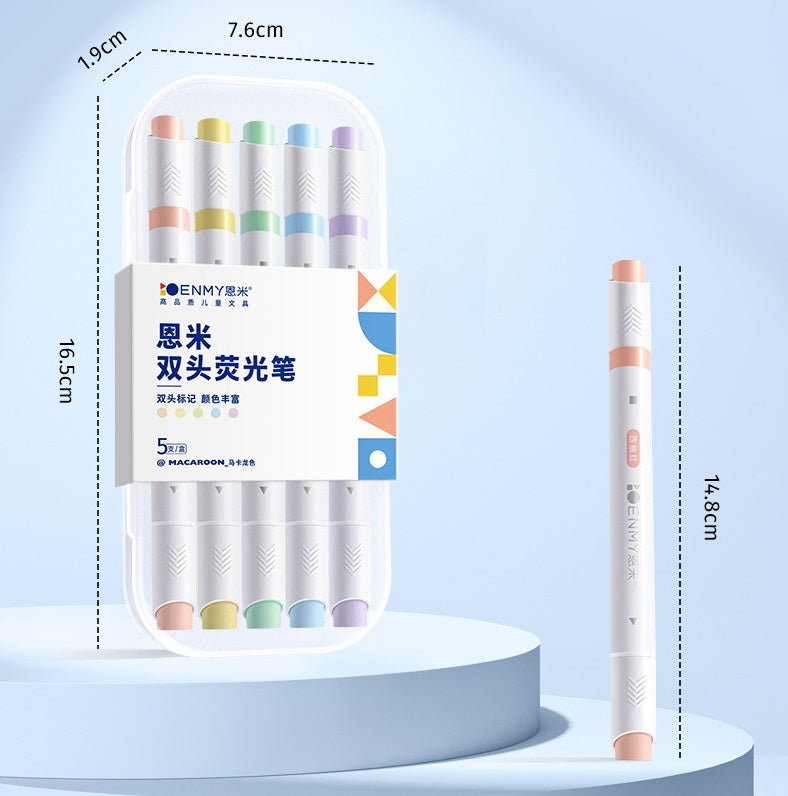 ENMY SXK1701 Dual-Tip Highlighters 10-Pack
