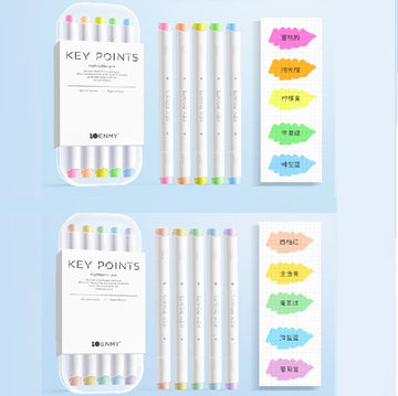 ENMY SXK1701 Dual-Tip Highlighters 10-Pack