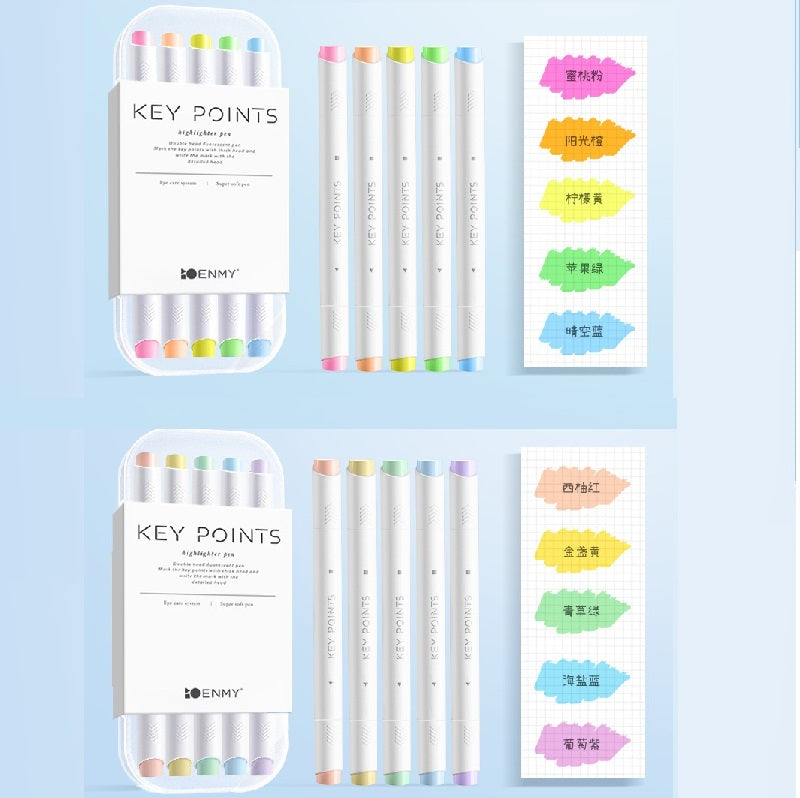 ENMY SXK1701 Dual-Tip Highlighters 10-Pack