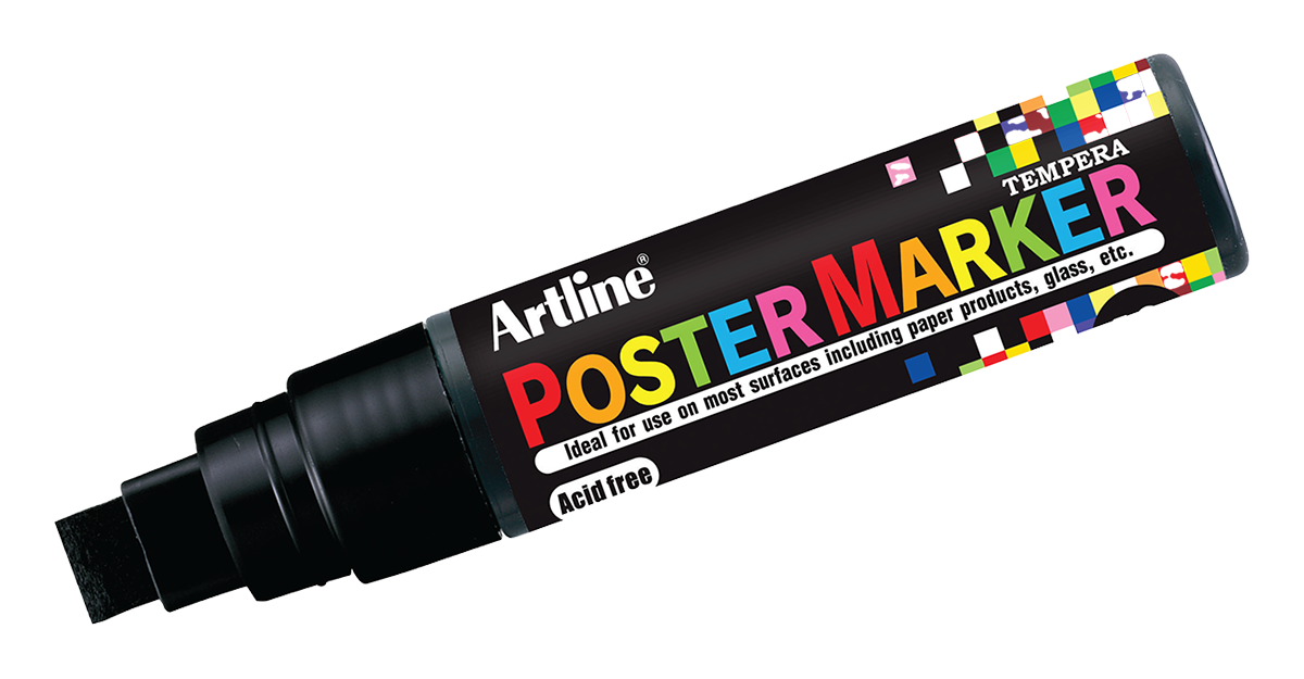 Artline EPP-12 Poster Markers 12mm Packs