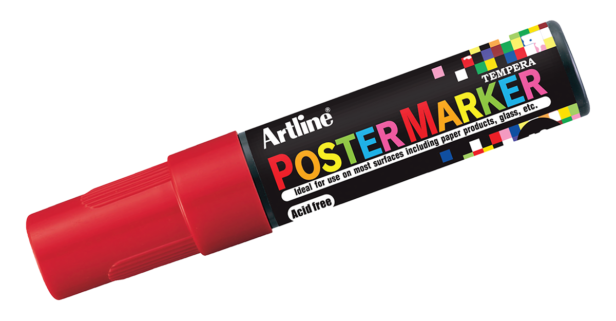 Artline EPP-12 Poster Markers 12mm Packs