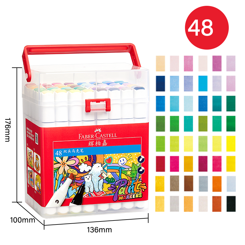 Faber-Castell Dual Tip Oil Markers Set