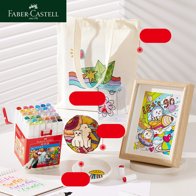 Faber-Castell Dual Tip Oil Markers Set