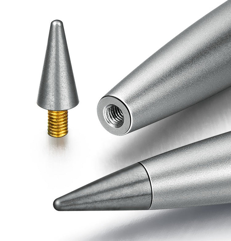 Gnaseet Inkless Pen Alloy Tip with Metal Pen Stand