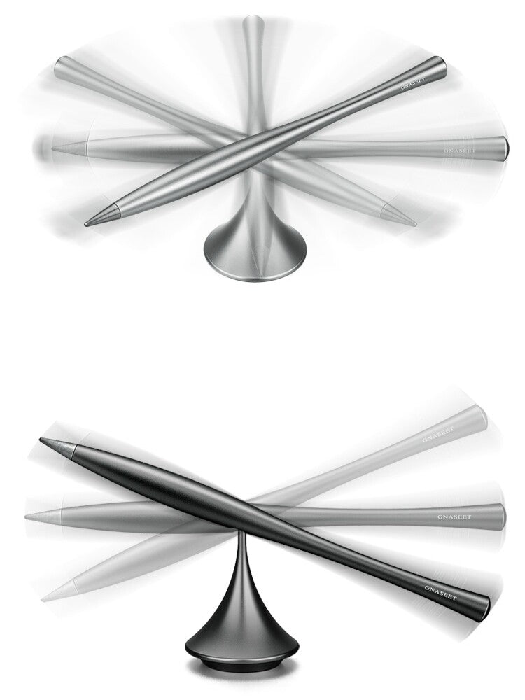 Gnaseet Inkless Pen Alloy Tip with Metal Pen Stand