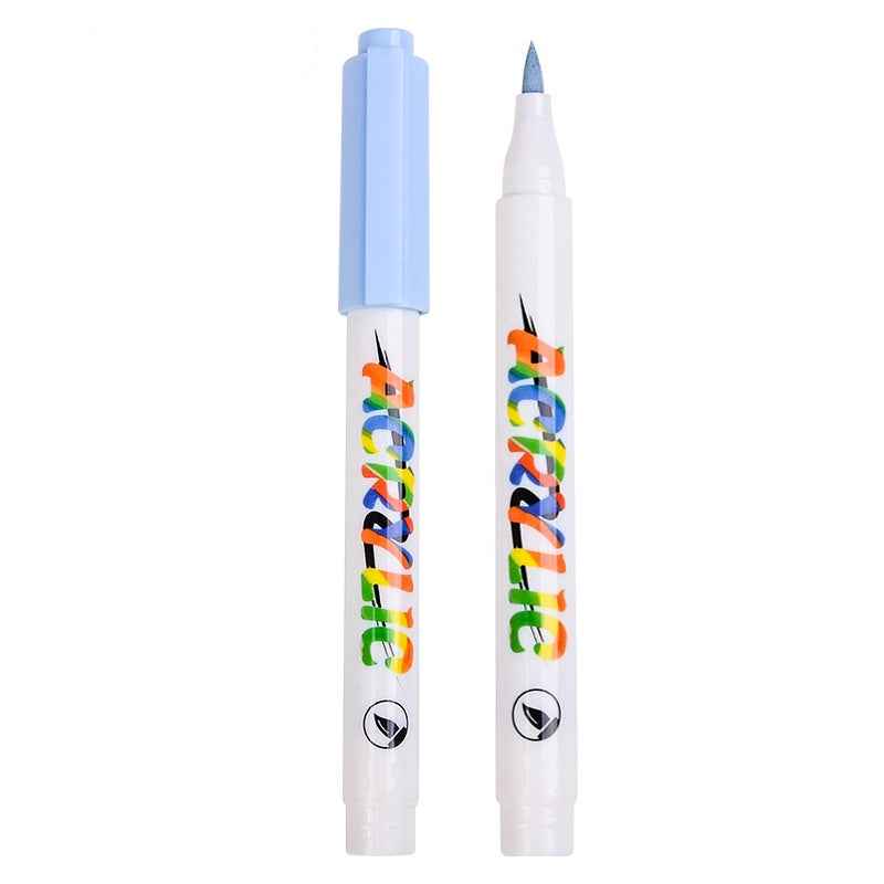 Guangna Morandi Acrylic Painter Marker Pens Brush Tip 12 Colors - TTpen