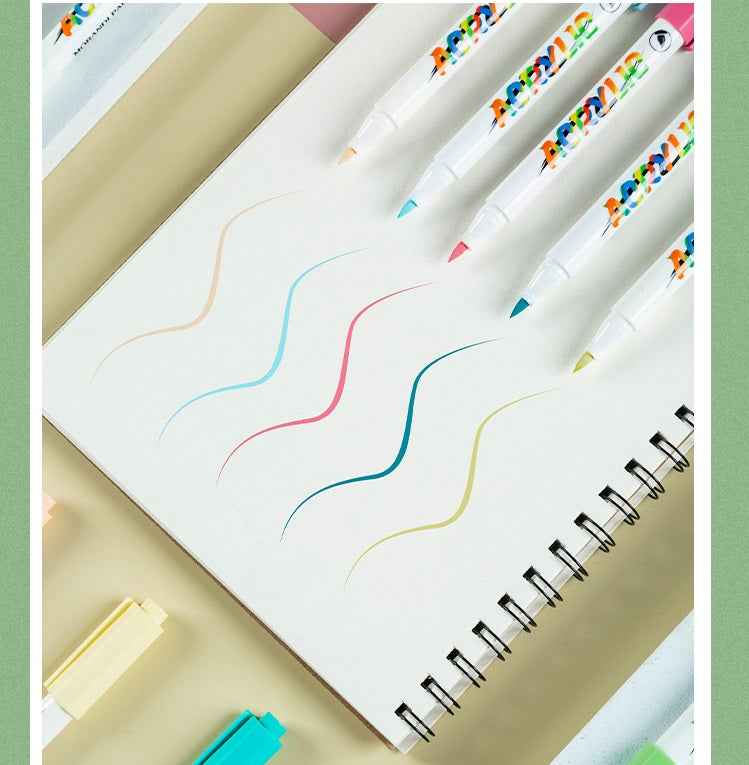 Guangna Morandi Acrylic Painter Marker Pens Brush Tip 12 Colors - TTpen