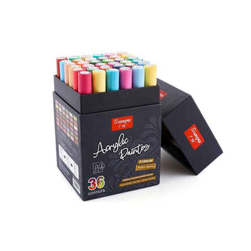 Guangna Pastel Paint Acrylic Marker Pens,3mm Medium Tip,48 Colors - TTpen