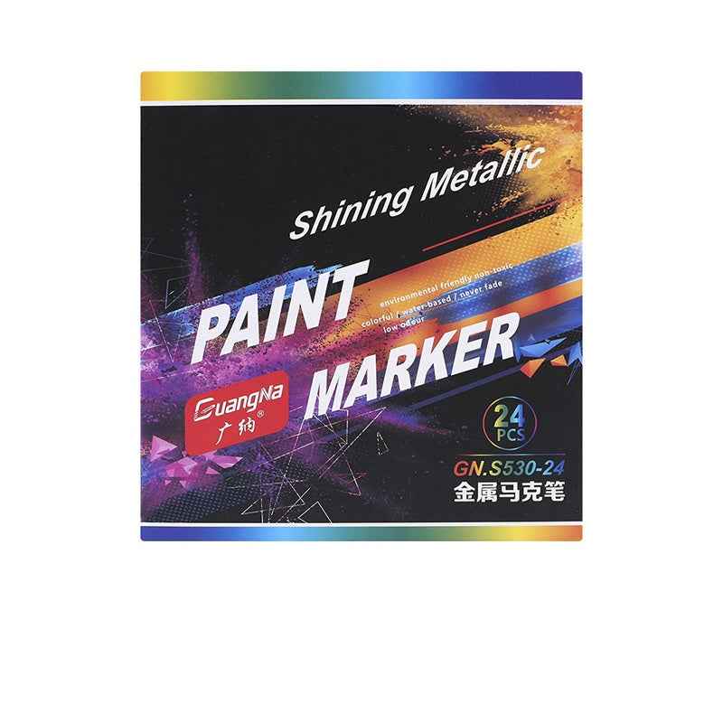 Guangna Shinning Metallic Marker Pens 24 Colors - TTpen