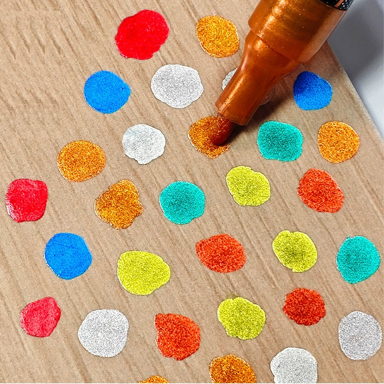 Guangna 169 Metallic Paint Markers 12-Pack