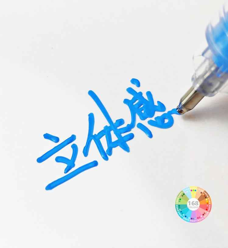 Guangna Liquid Acrylic Marker Set – 1.0mm Metal Tip - 72 Colors