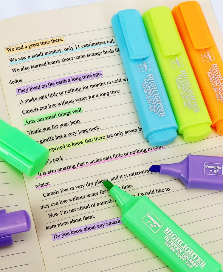 Guangna 6627B Glitter Highlighters 8-Pack