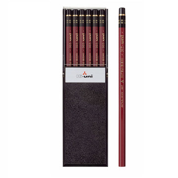 Uni Mitsubishi Hi-Uni 2B Pencil – Box of 12 | Professional Sketching & Drawing