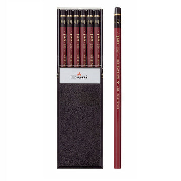 Uni Mitsubishi Hi-Uni 4H Pencil – Box of 12 | Extra Hard Graphite for Technical Drawing & Fine Detail