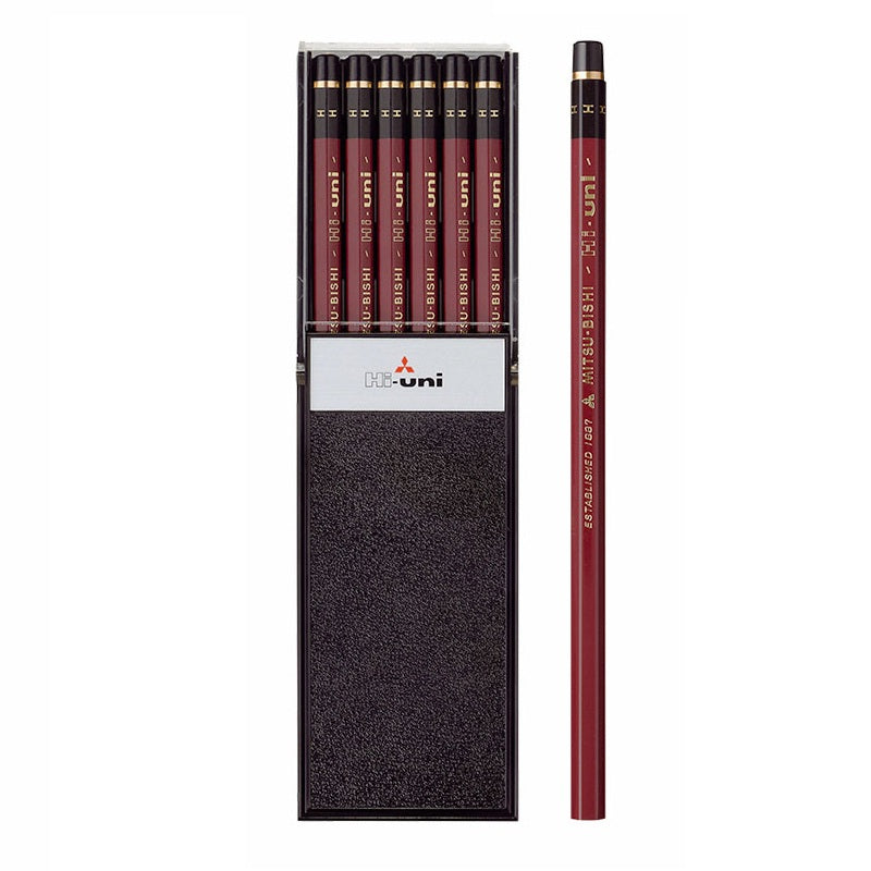 Uni Mitsubishi Hi-Uni H Pencil – Box of 12 | Precision Sketching & Technical Drawing