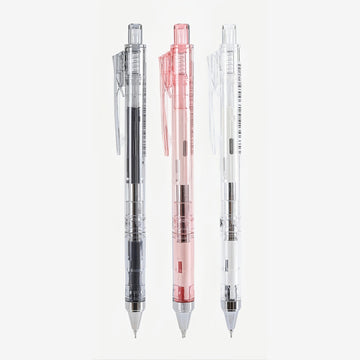 AIKA-A AS Series Retractable Gel Pen Set of 3 | Minimalist Aesthetic 0.5mm