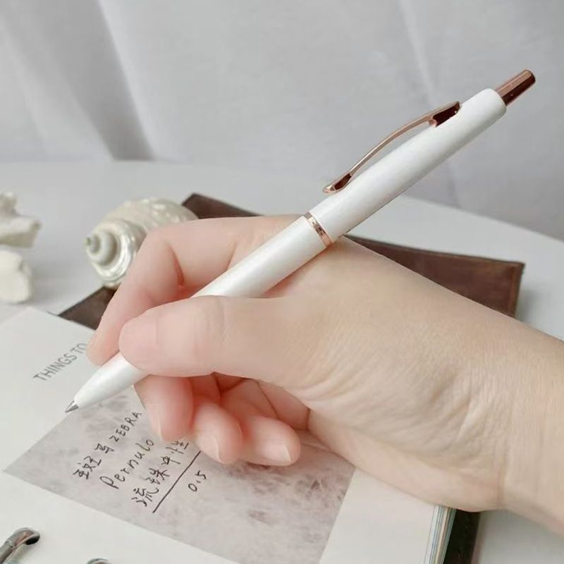Zebra Pernulo JJ30 Pearl Limited Edition Gel Pen | Premium Metal Barrel Rollerball 0.5mm