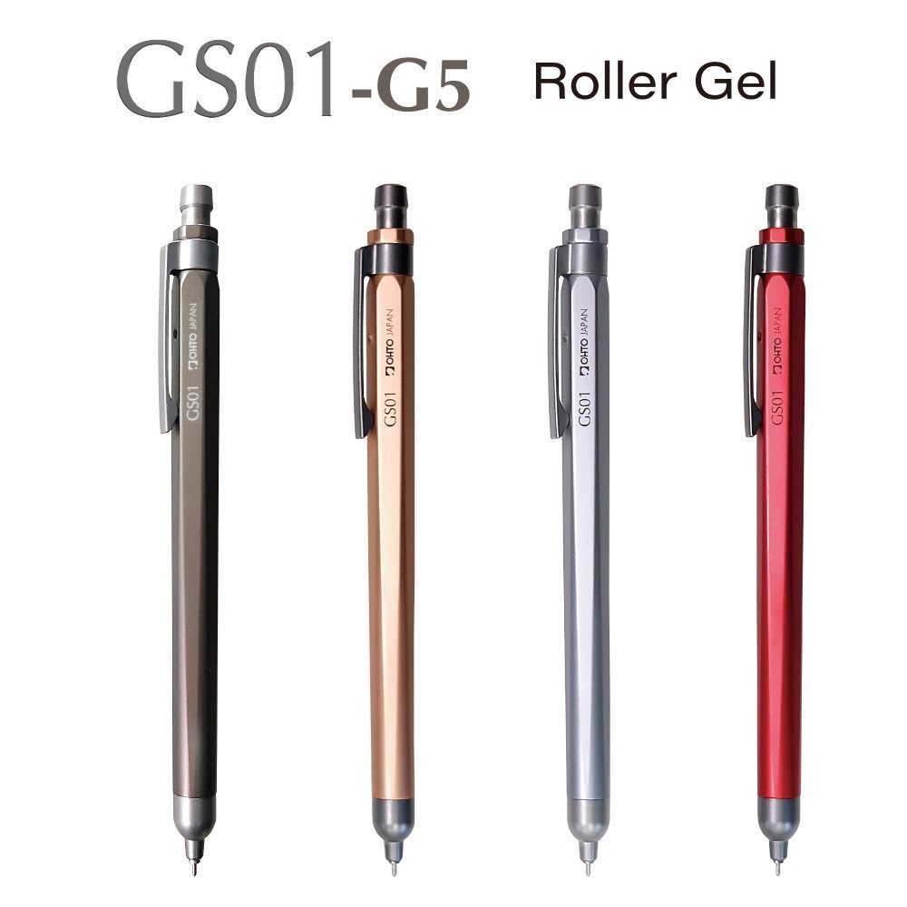 OHTO GS01-G5 Roller Gel Pen | Metal Barrel | 0.5mm