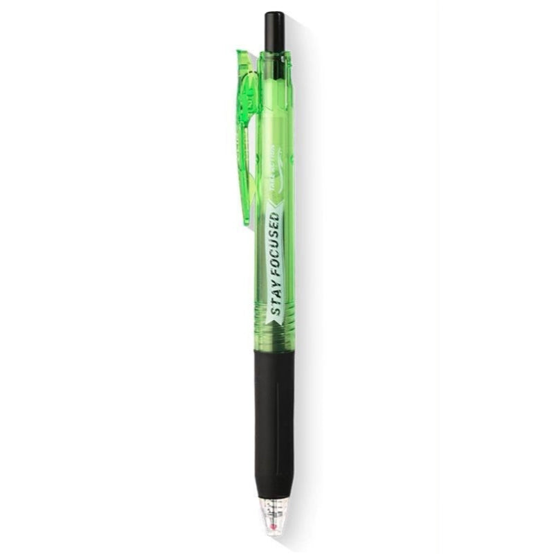 Zebra Sarasa Clip Limited Edition Motivational Gel Pen Set of 3 | Stay Focused Collection