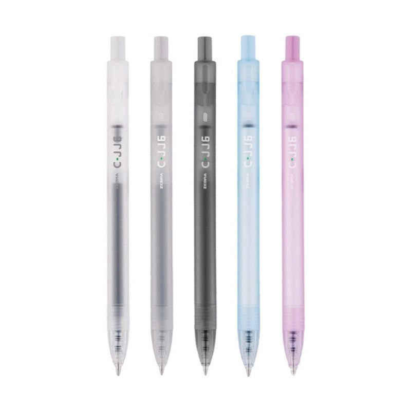 Zebra JJ6 Limited Edition Frosted Mist Gel Pen – Semi-Transparent Matte Barrel