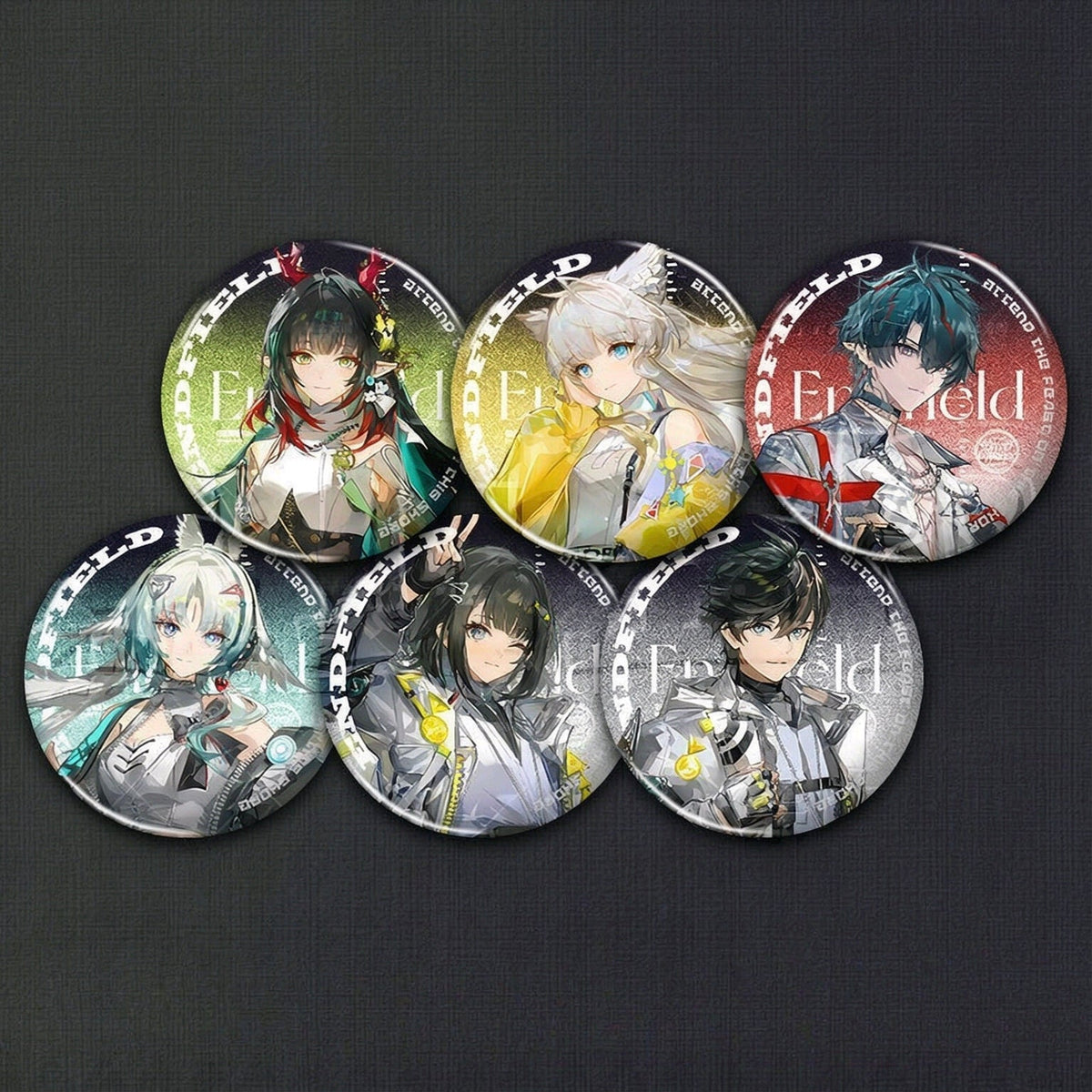 Arknights Endfield 2026 FES Laser Badge Set