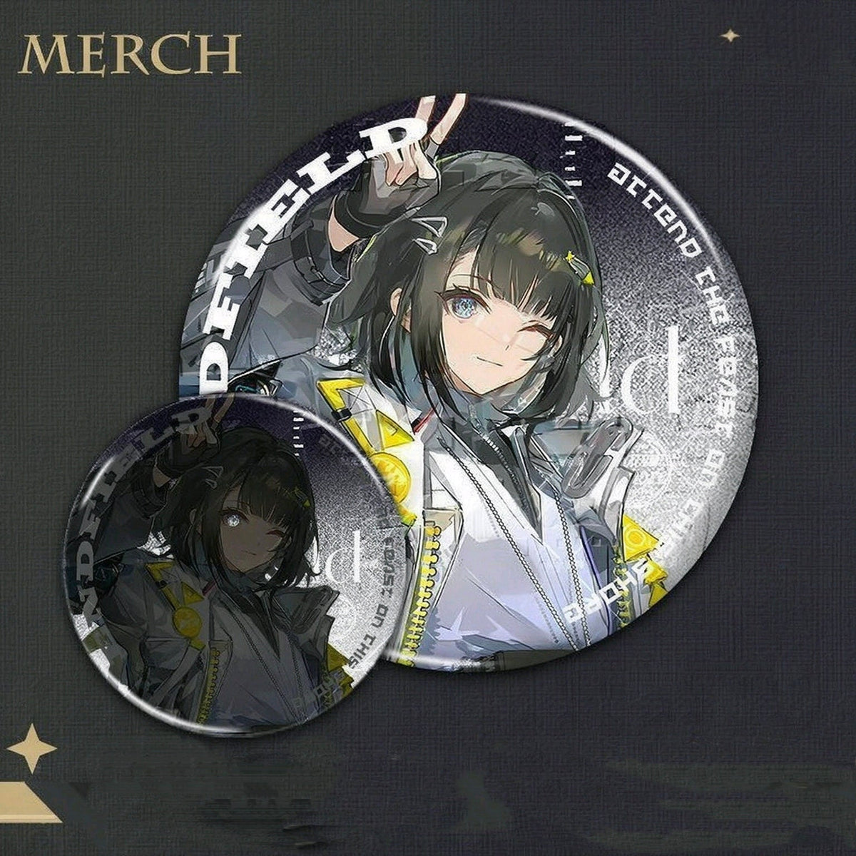 Arknights Endfield 2026 FES Laser Badge Set