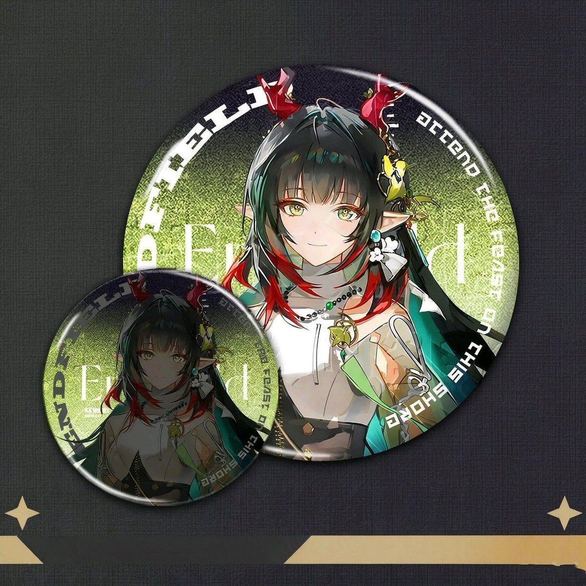 Arknights Endfield 2026 FES Laser Badge Set