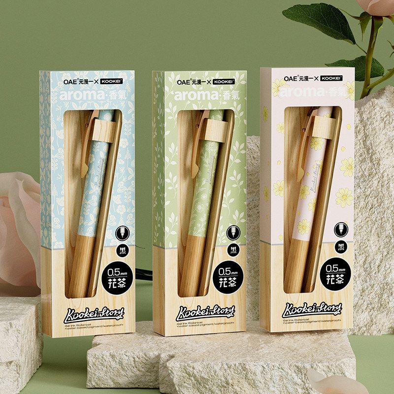 Kookei x OAE Floral Aroma Gel Pen Set