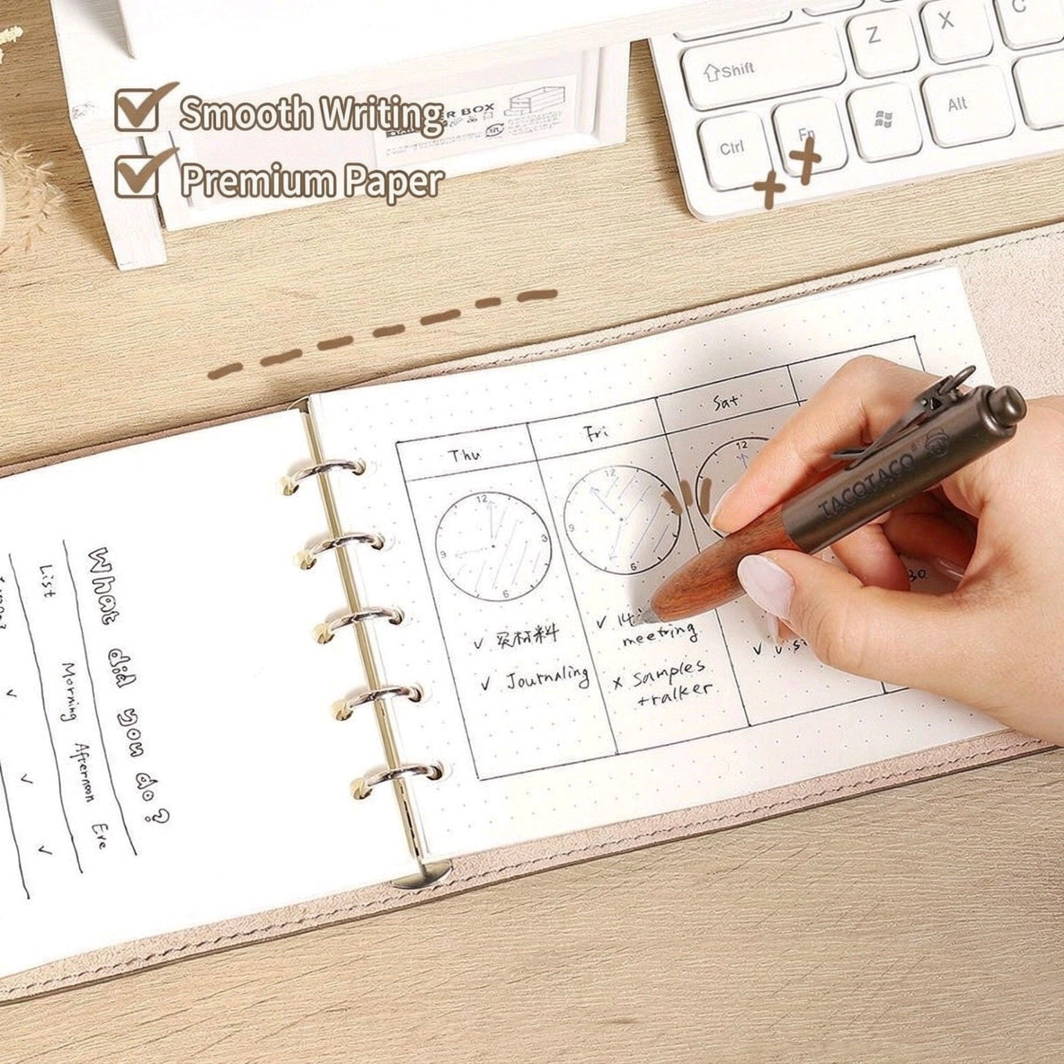 TacoTaco Rolled Notebook Pen Gift Set