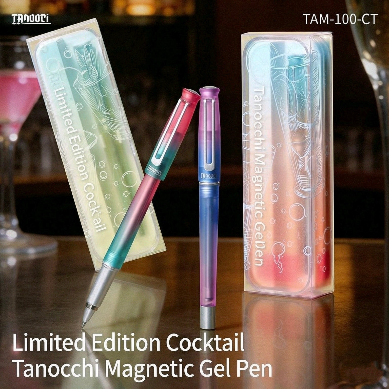 Tanooci Cocktail Magnetic Gel Pen 0.5mm