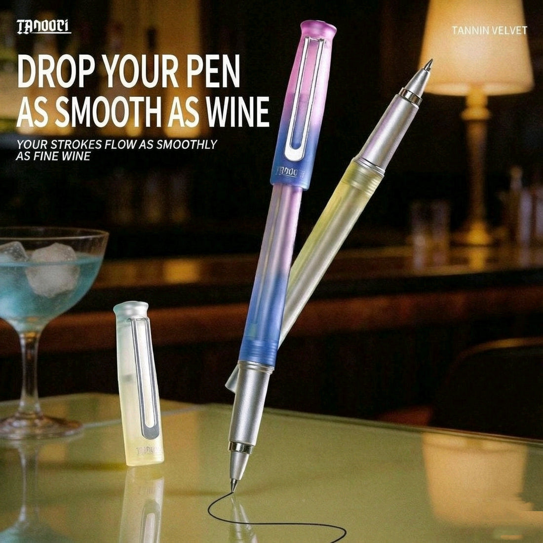 Tanooci Cocktail Magnetic Gel Pen 0.5mm