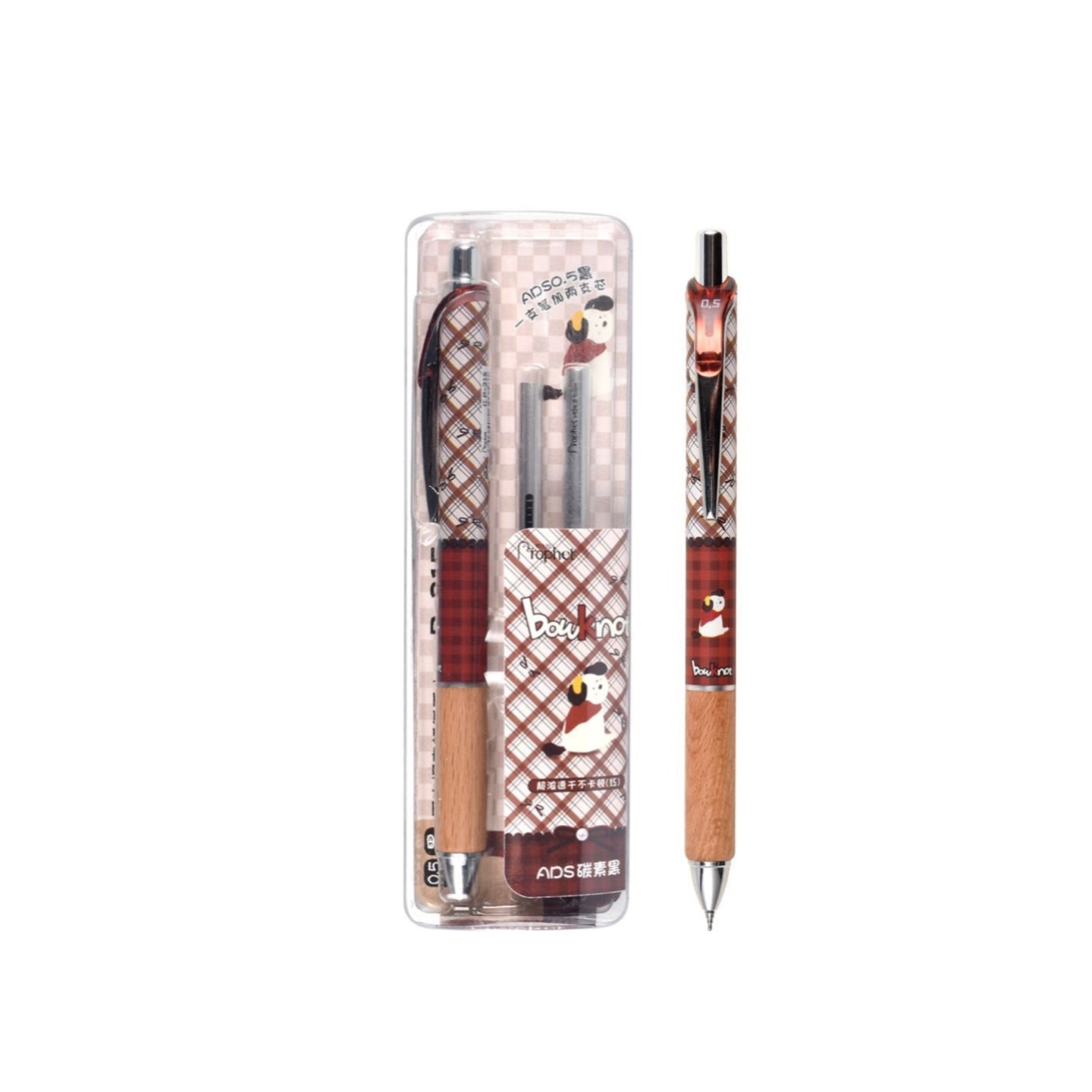 Prophet P215 Plaid Wood Gel Pen