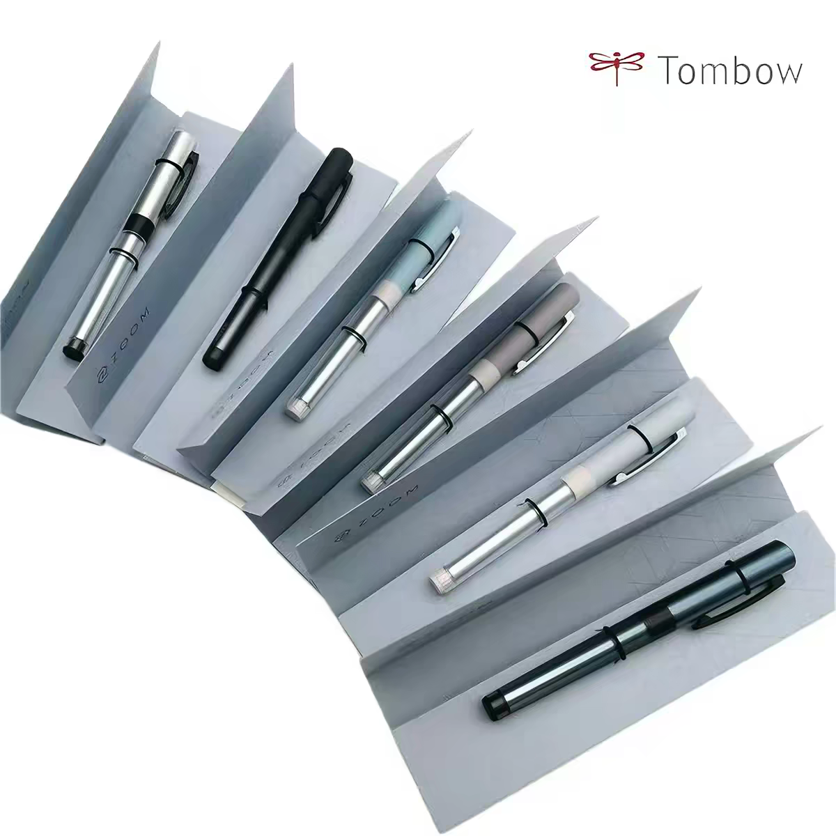Tombow ZOOM L1 Matte Ballpoint Pen Blue-Black