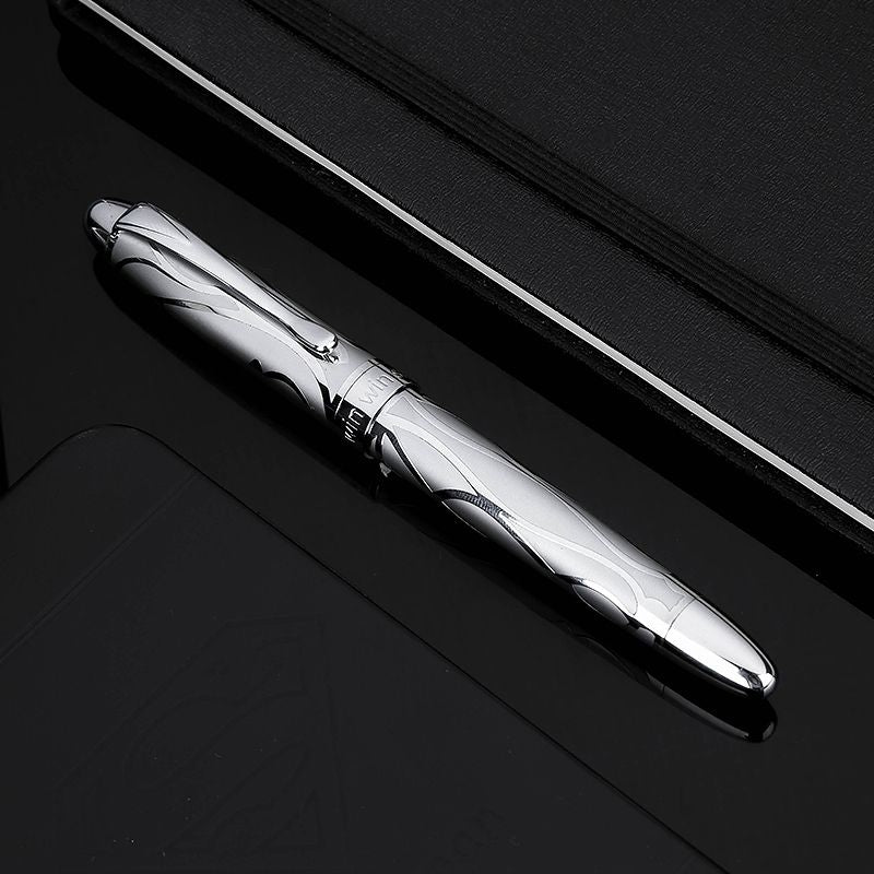 Hongdian Vintage Calligraphy Fountain Pen Set in Gift Box with Ink