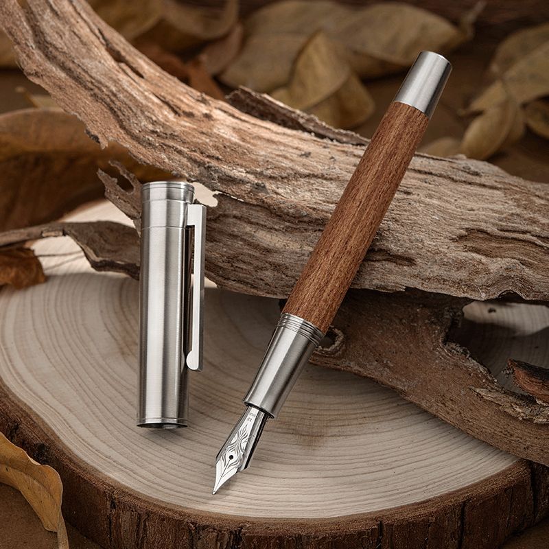 Hongdian 1866S Natural Wood Fountain Pen