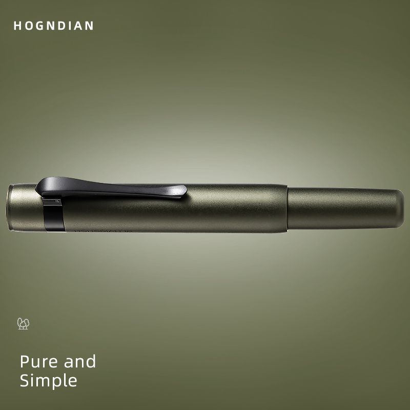 Close-up of the Hongdian M2 fountain pen nib