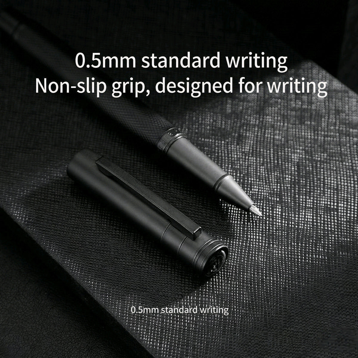 Hongdian Black Forest black rollerball pen in a silver presentation case