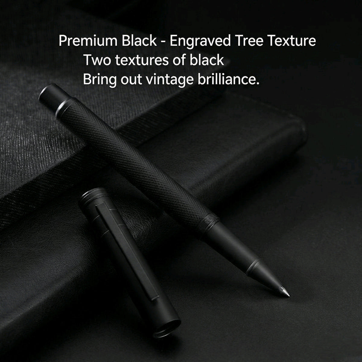 Black Hongdian rollerball pen for office signing and study