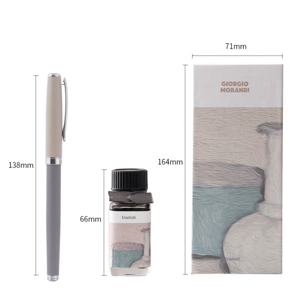 Tramol Morandi Fountain Pen Ink Set