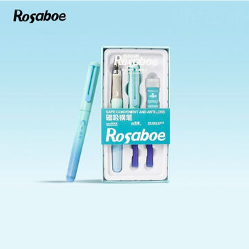 Rosaboe 1908 magnetic fountain pen gift set with cartridges