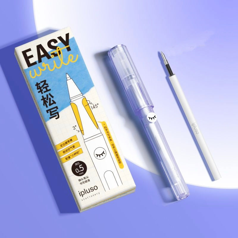 ipluso Easy Write gel pen in lavender translucent finish