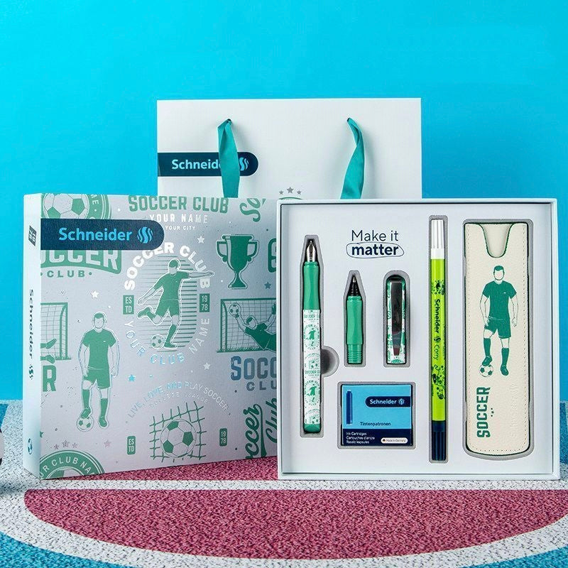 Schneider Soccer Club Fountain Pen Gift Set