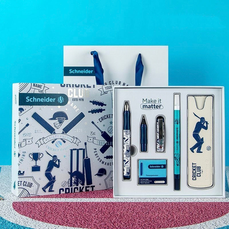 Schneider Cricket Club Fountain Pen Gift Set