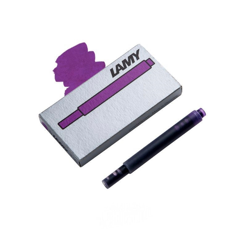 LAMY T10 Violet Fountain Pen Cartridges