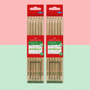 Faber-Castell Naturals HB Graphite Pencils 12-Pack