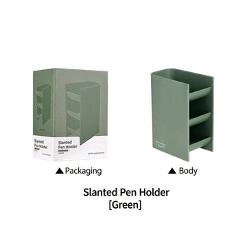 Kokuyo Slanted Pen Holder - Green