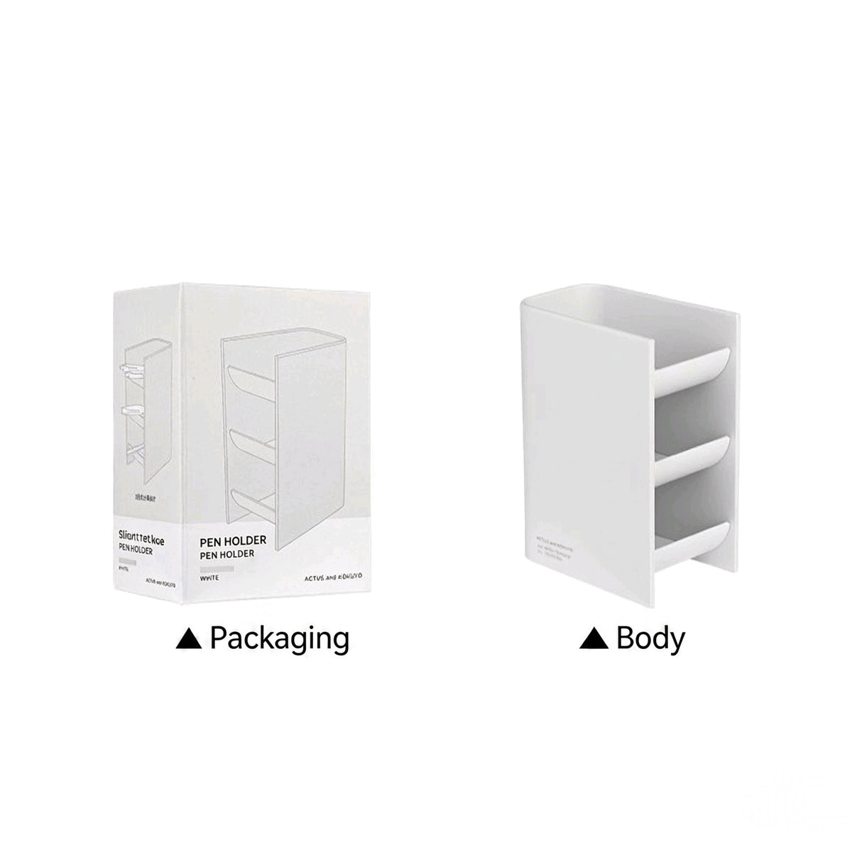 Kokuyo Slanted Pen Holder - White